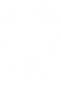 Sparkling tooth icon